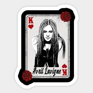 Vintage Card Avril Lavigne Sticker